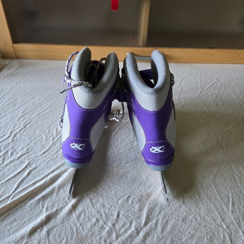 Figure Ice Skates Women's Size 9 Purple and Gray - Picture 3 of 16